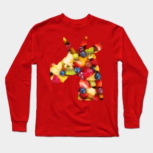 Unicorn Fruit Salad Long Sleeve T-Shirt